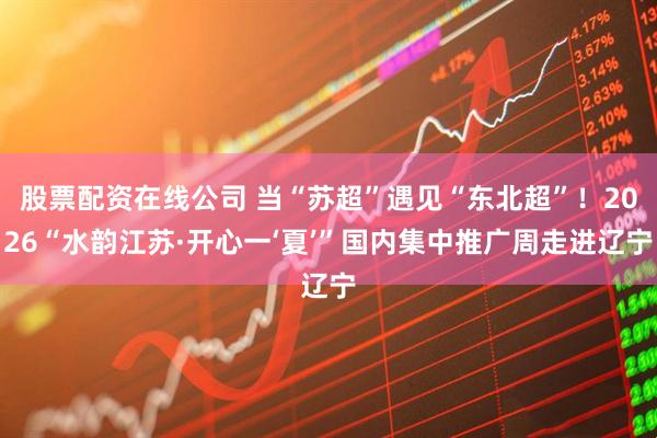股票配资在线公司 当“苏超”遇见“东北超”！2026“水韵江苏·开心一‘夏’”国内集中推广周走进辽宁
